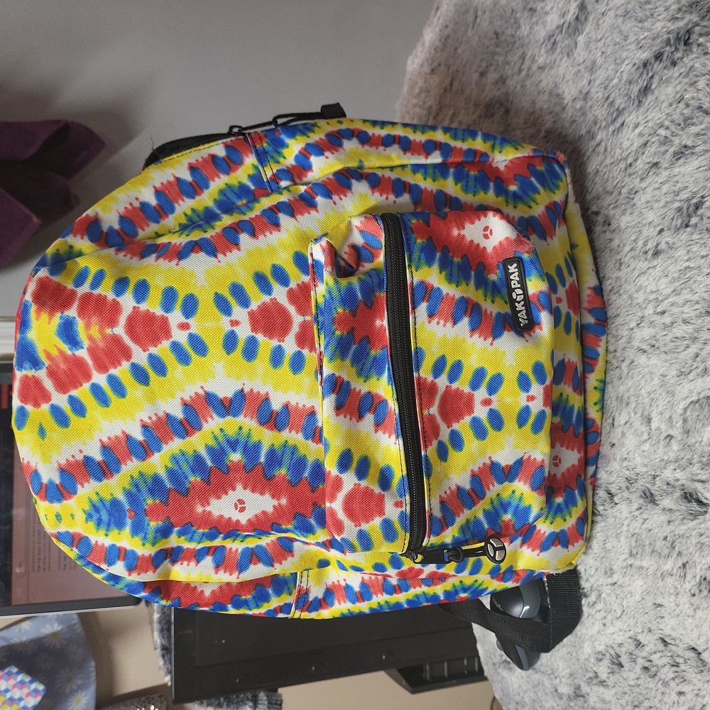 Tie dyed Yak Pac backpac